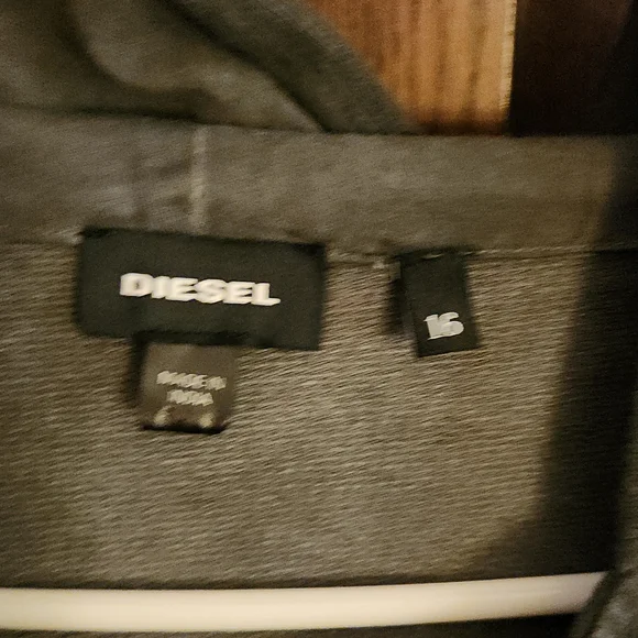 COPY - Brand new no tag vintage Diesel zip-up jacket size 16 - Picture 4 of 5